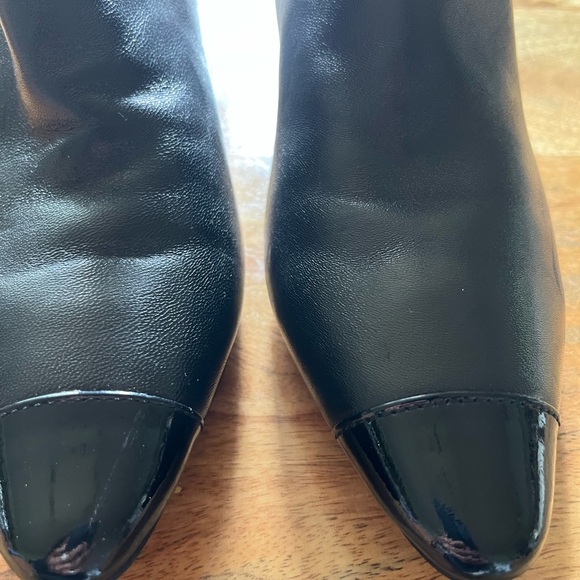 KARA MAC Black Leather Ankle Boots with Star Embellishments Size 7 - Picture 4 of 6